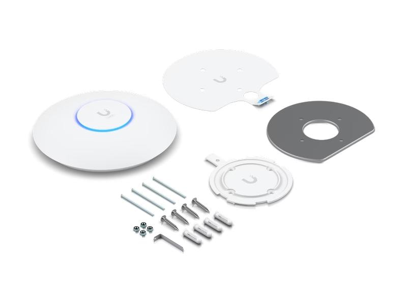 Ubiquiti Access Point U6  ohne PoE-Injector UniFi WiFi U6  Indoor Access Point, 300 Client-Support, 2.9 Gbps Durchsatzrate