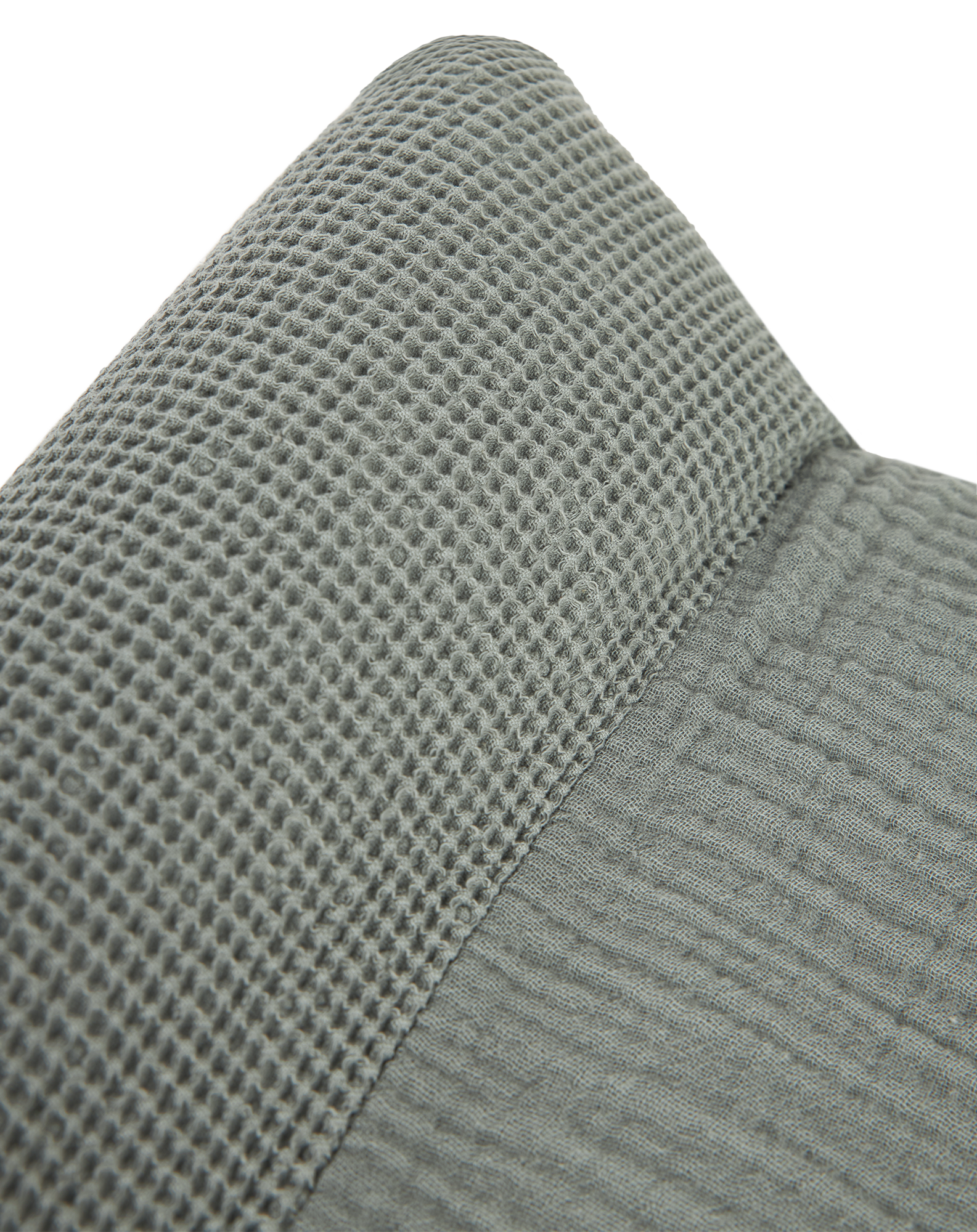 Matelas à langer imperméable et housse wabi-sabi en coton lavé | Bleu