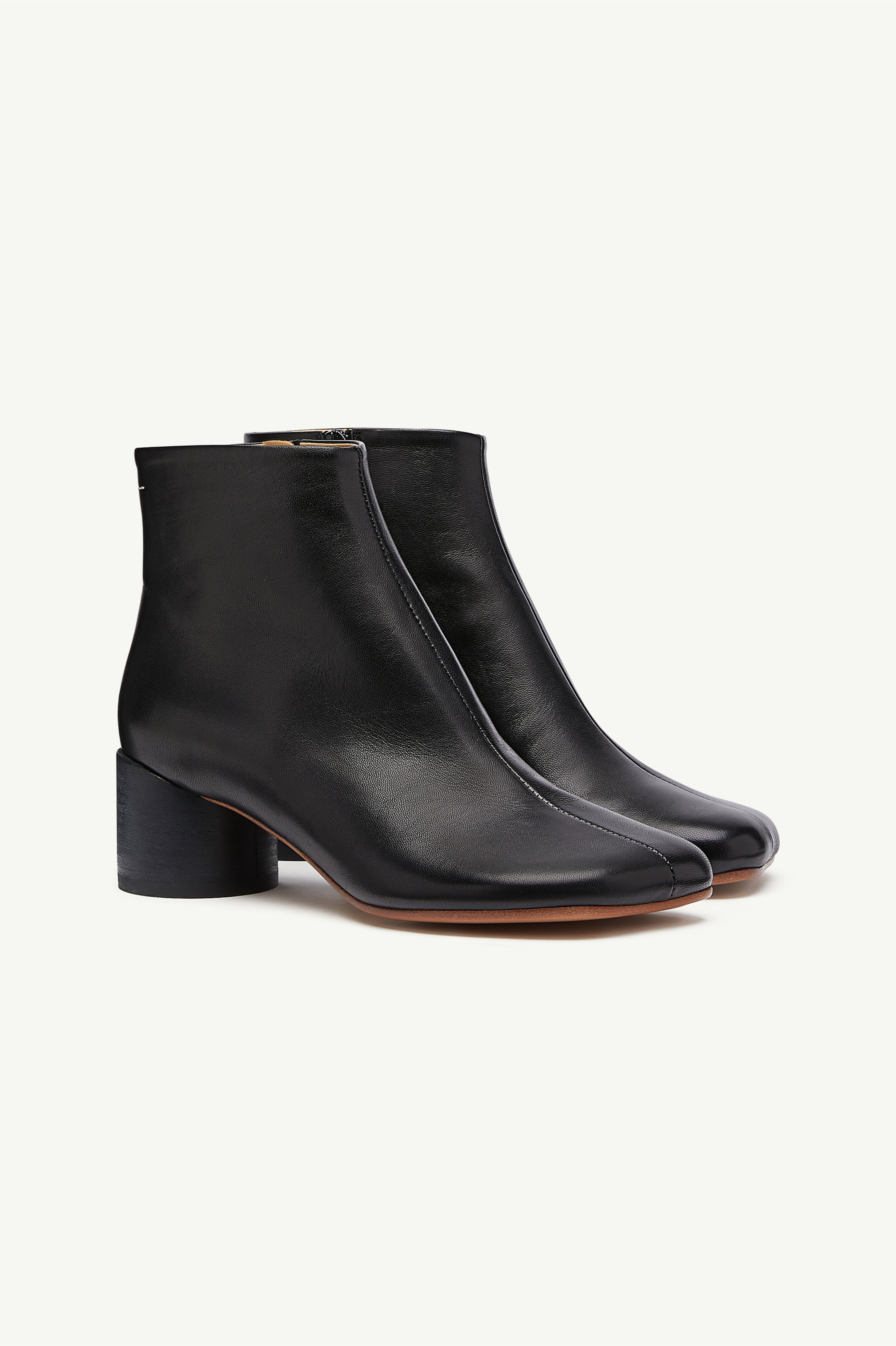 Bottines zippées noires