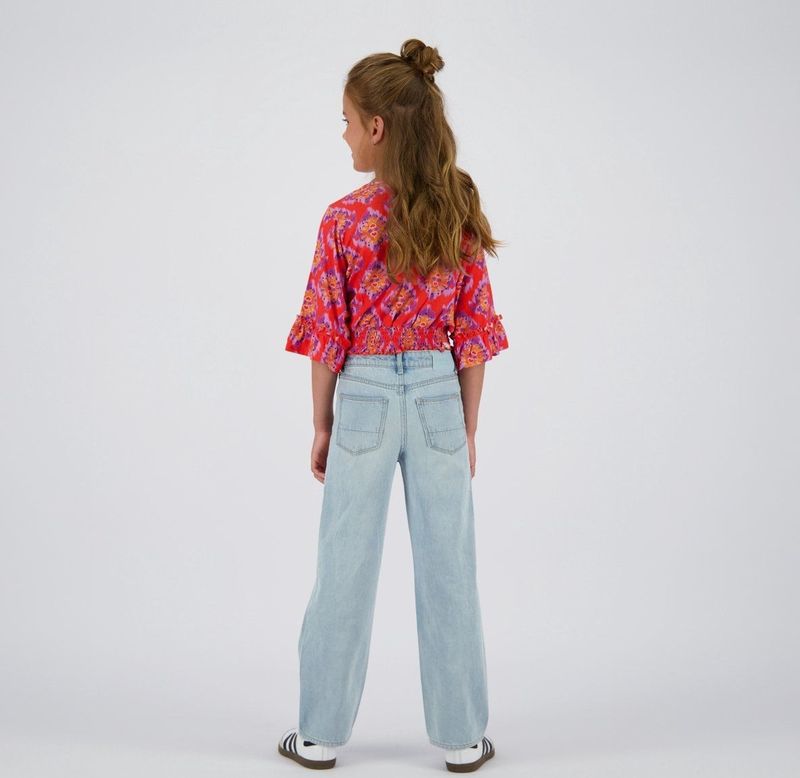 Vingino - Wide Leg Jeans - Light Bleach - 100% Katoen