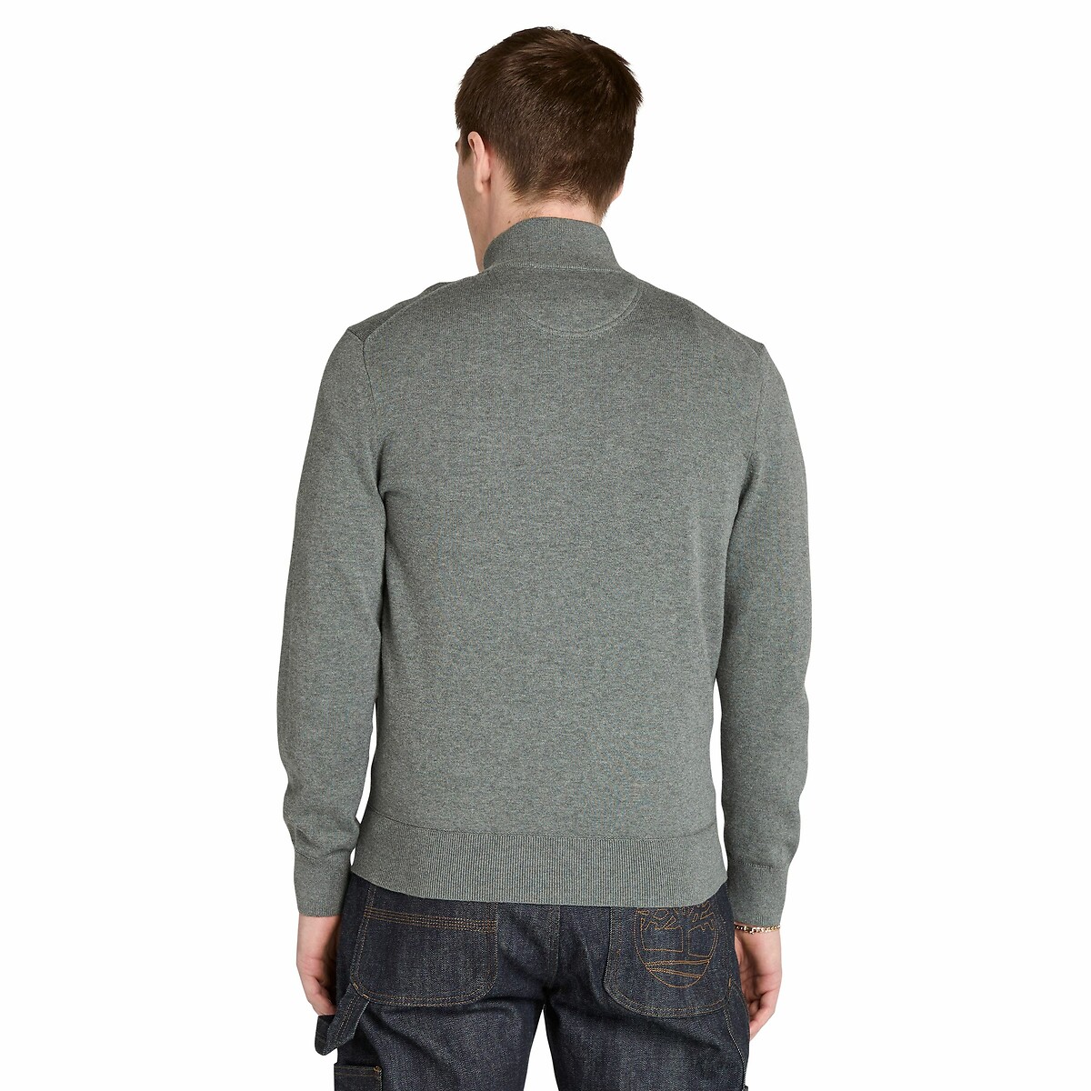 TIMBERLAND<br>Cardigã de algodão com zíper