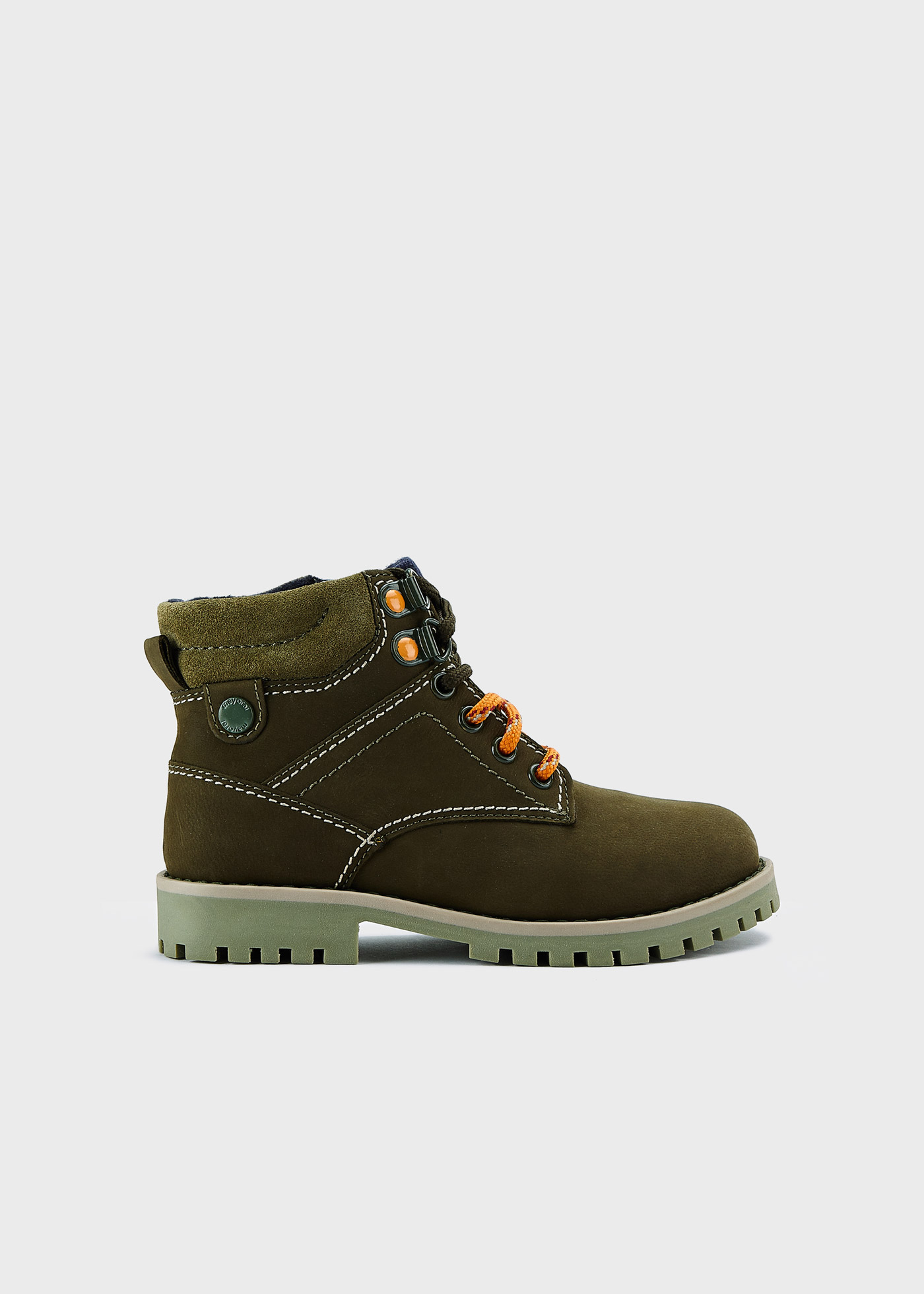 Botas de caminhada infantis em couro