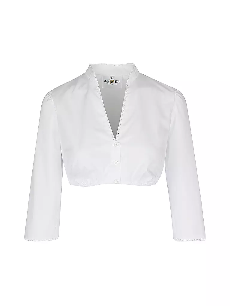 WENGER Dirndlbluse BABSI weiss