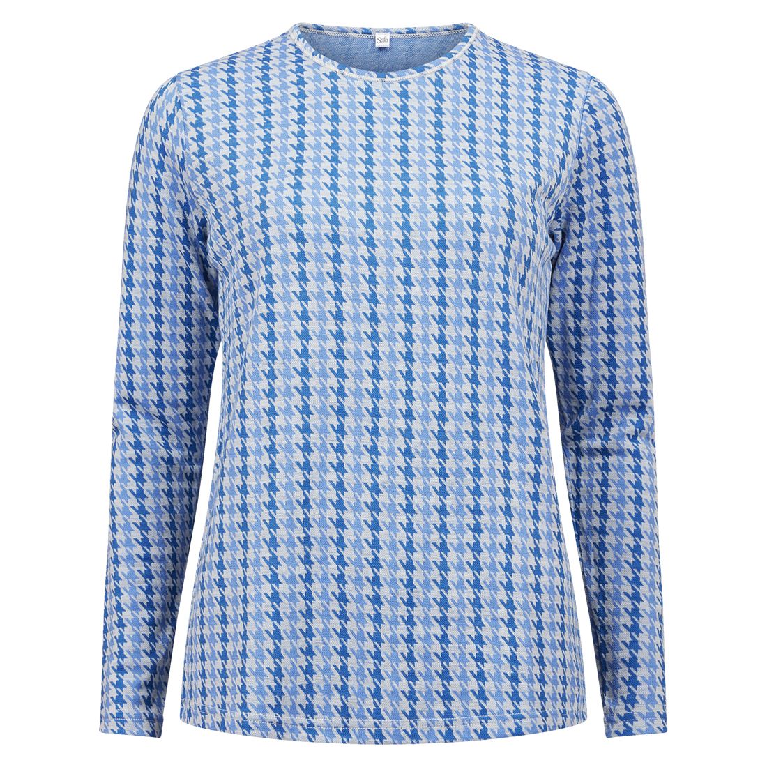Jacquard rutemønstret topp