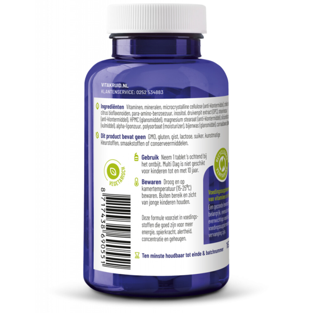2x Vitakruid Multi Dag 90 tabletten