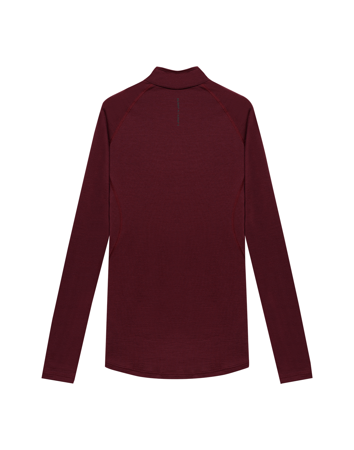 Shirt met halve rits van merinowol voor dames - Gratis