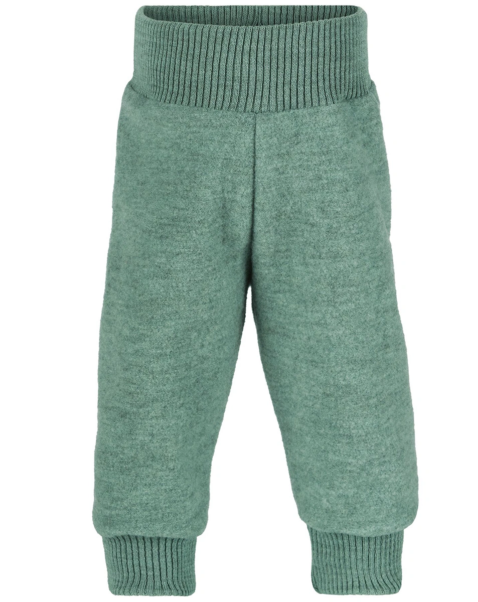 Wollwalk-Hose IVN BEST in jade melange