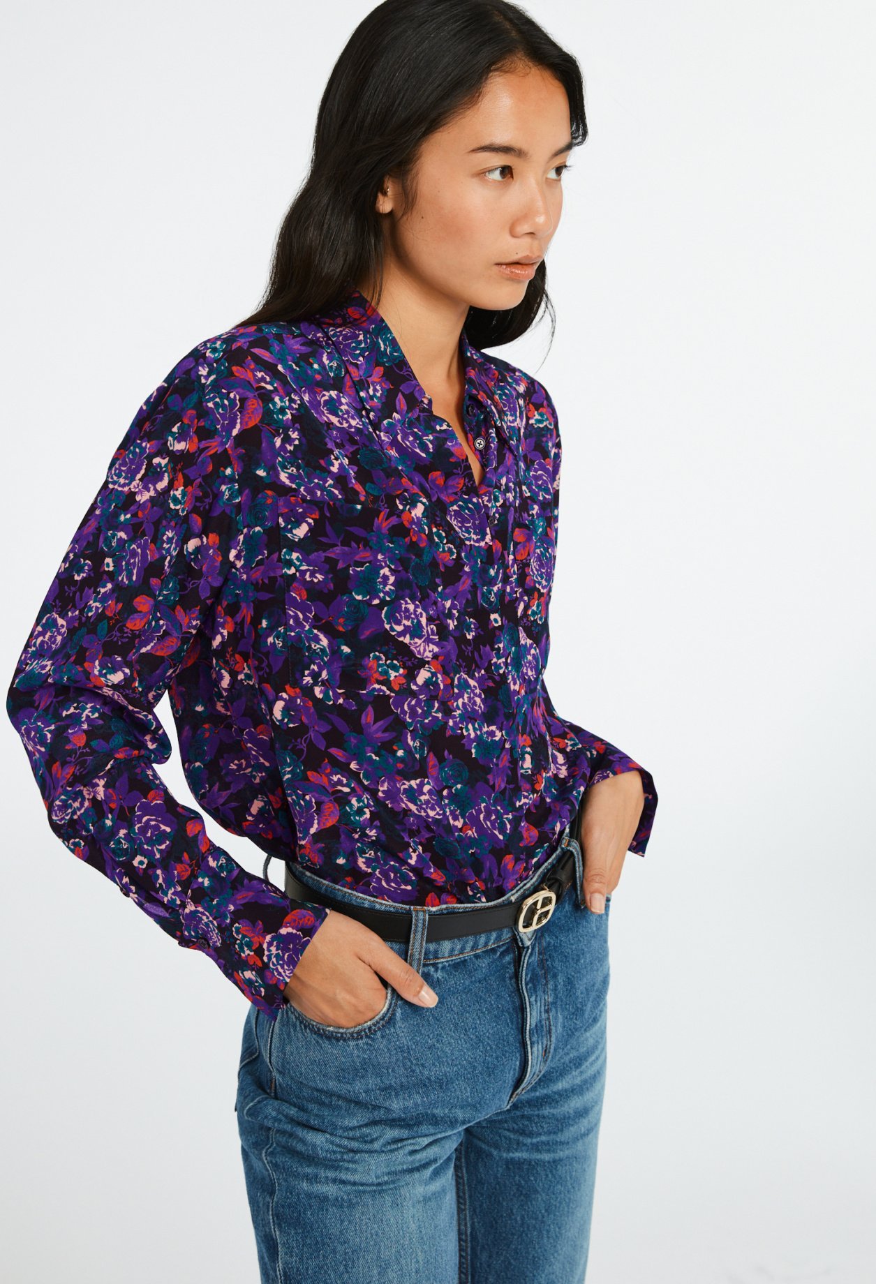 Chemise imprime floral