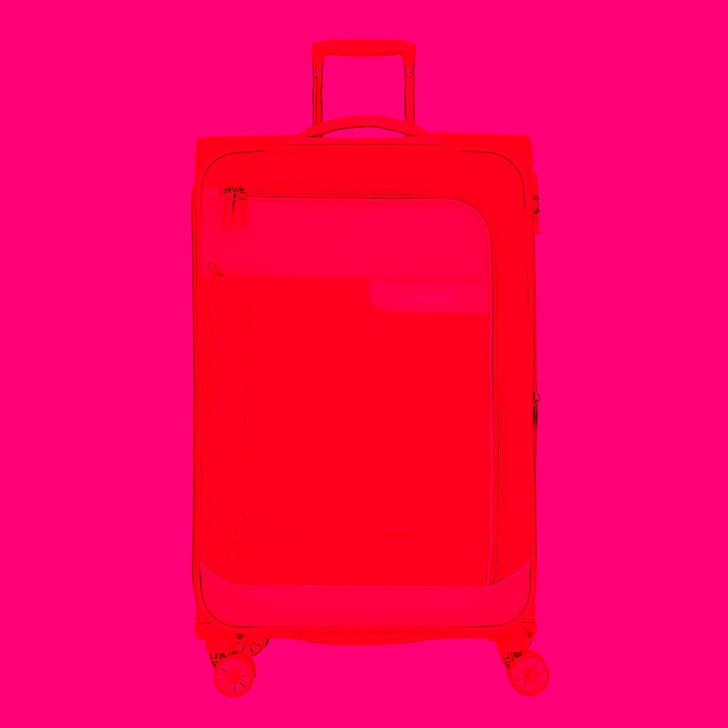 Travelite Viia 4 Wheel Trolley L Expandable anthracite