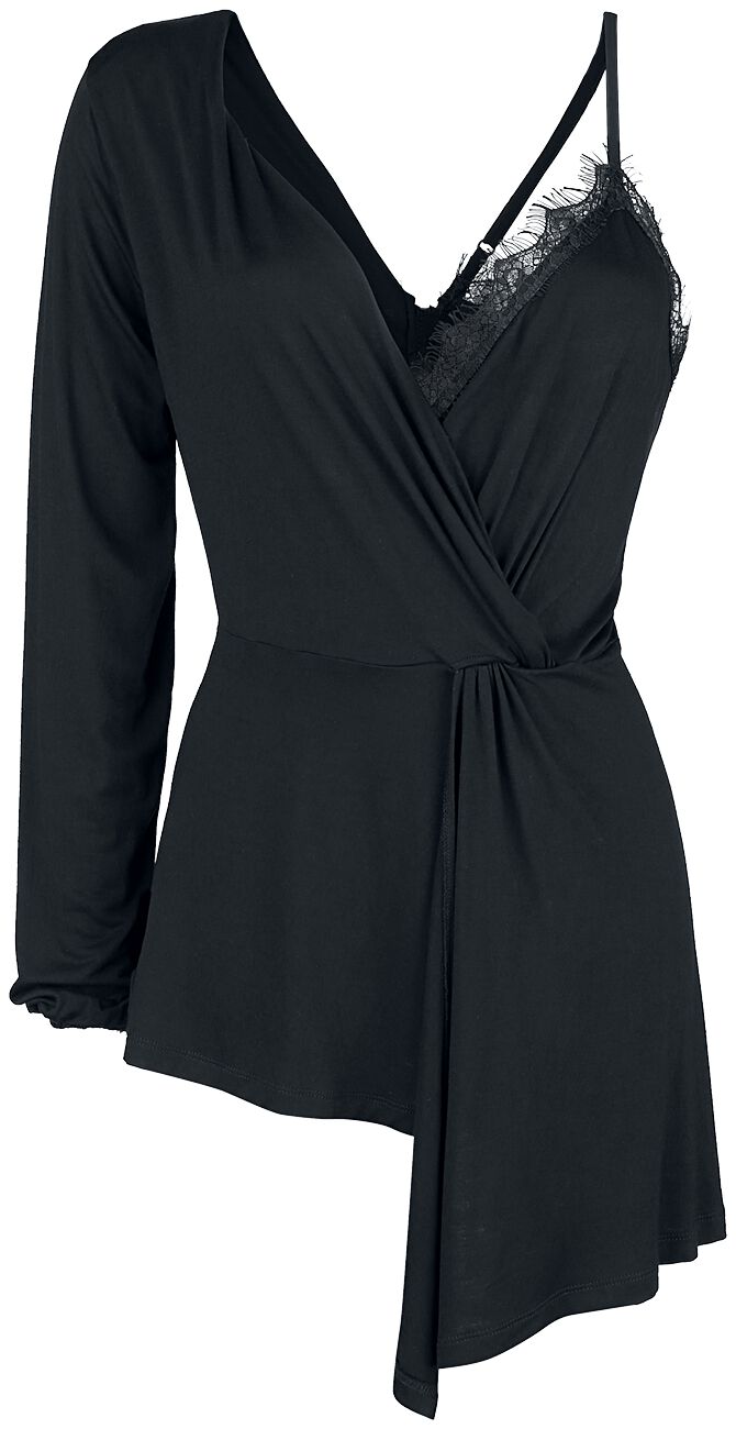 Haut Avec Dentelle | Gothicana by EMP T-shirt manches longues