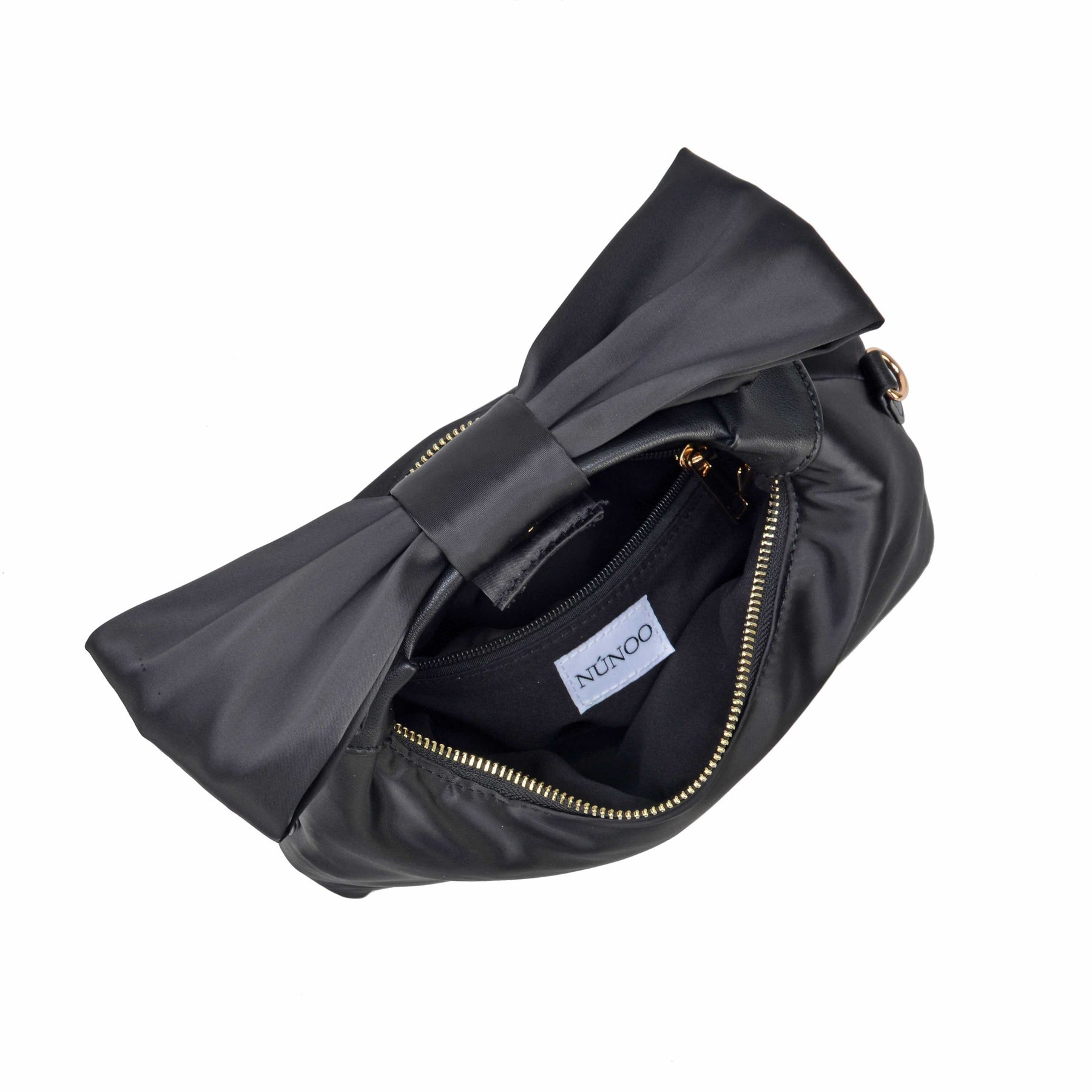 Núnoo Dandy Bow Recycled Satin W. Gold