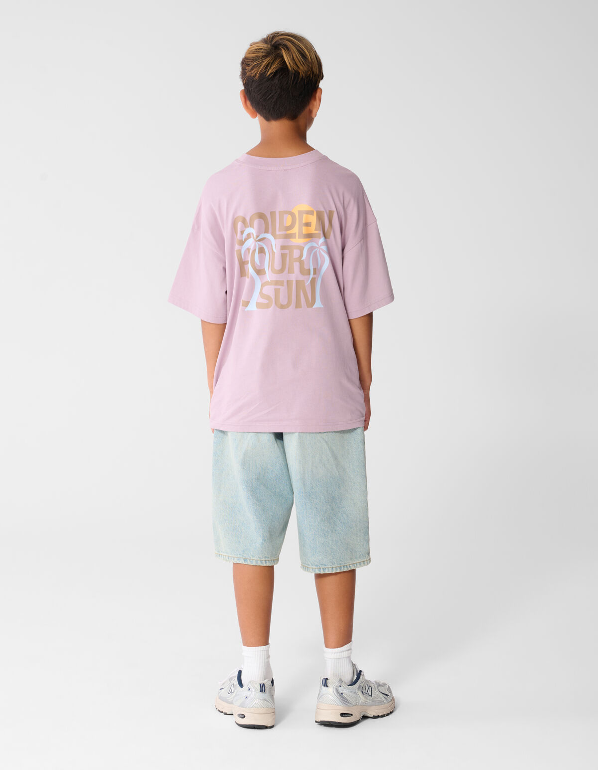 Golden Hour Artwork T-shirt Lichtpaars