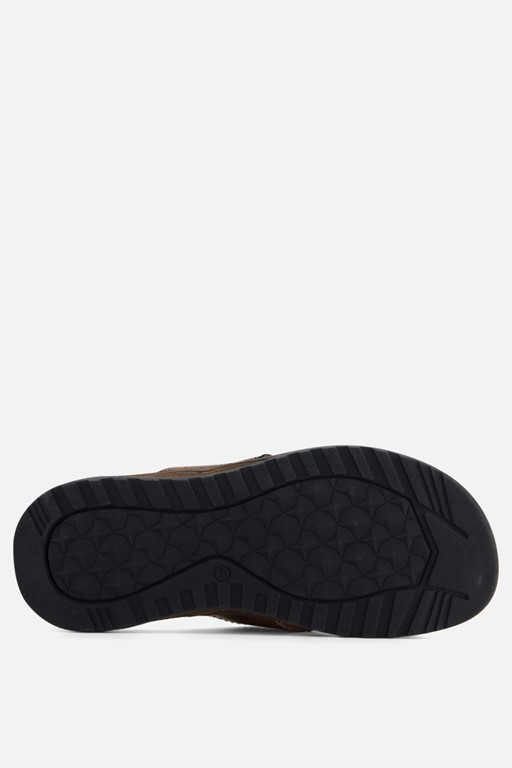 Outfielder Slippers cognac Leer