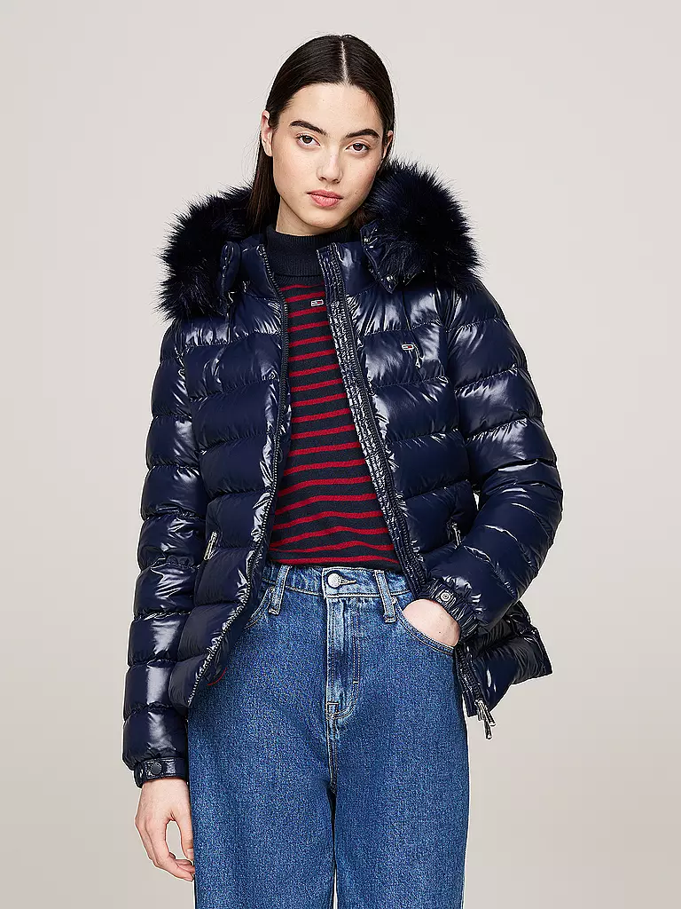 TOMMY JEANS Daunenjacke  dunkelblau