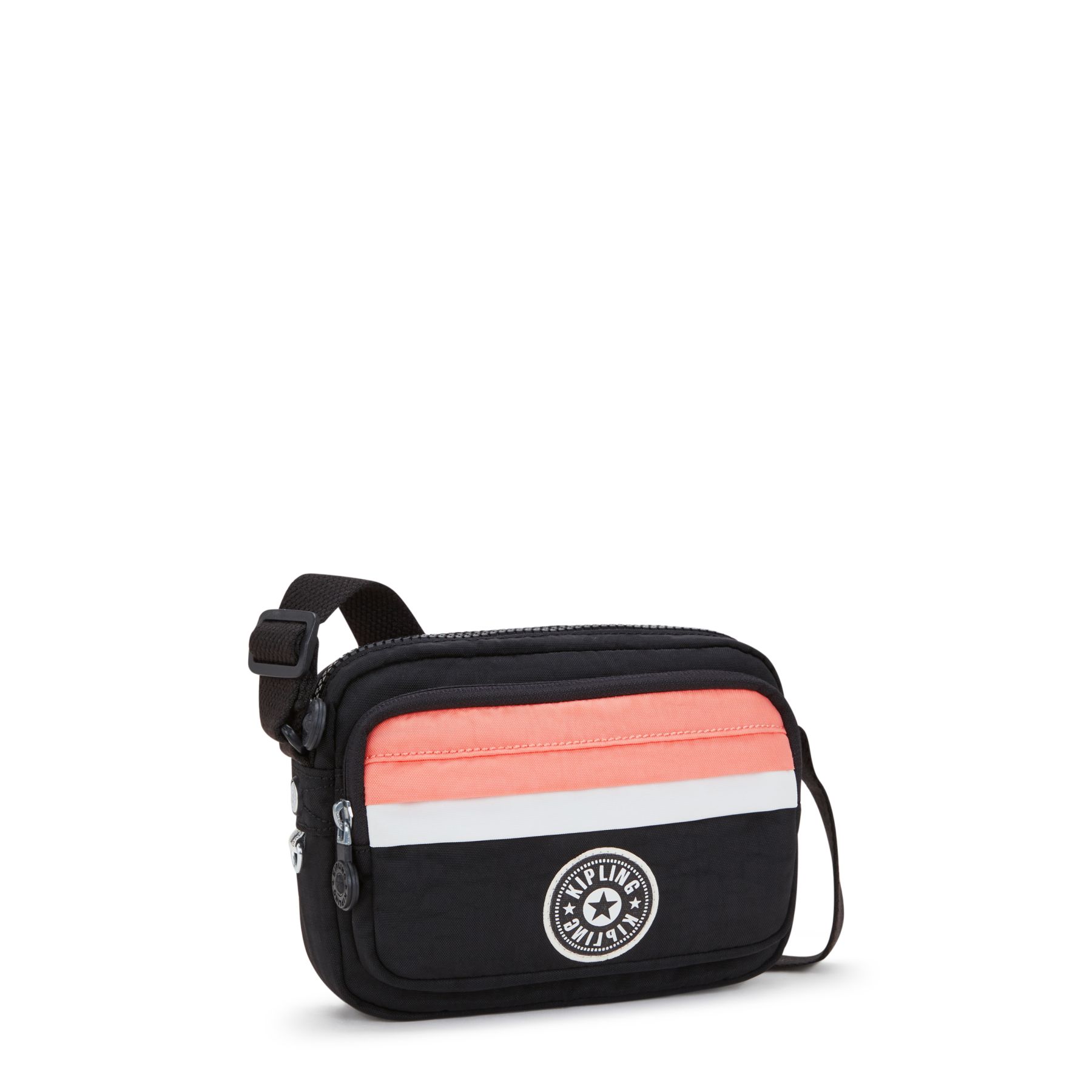SISKO Petit sac bandoulière avec lanière ajustable - Jazzy Black Block
