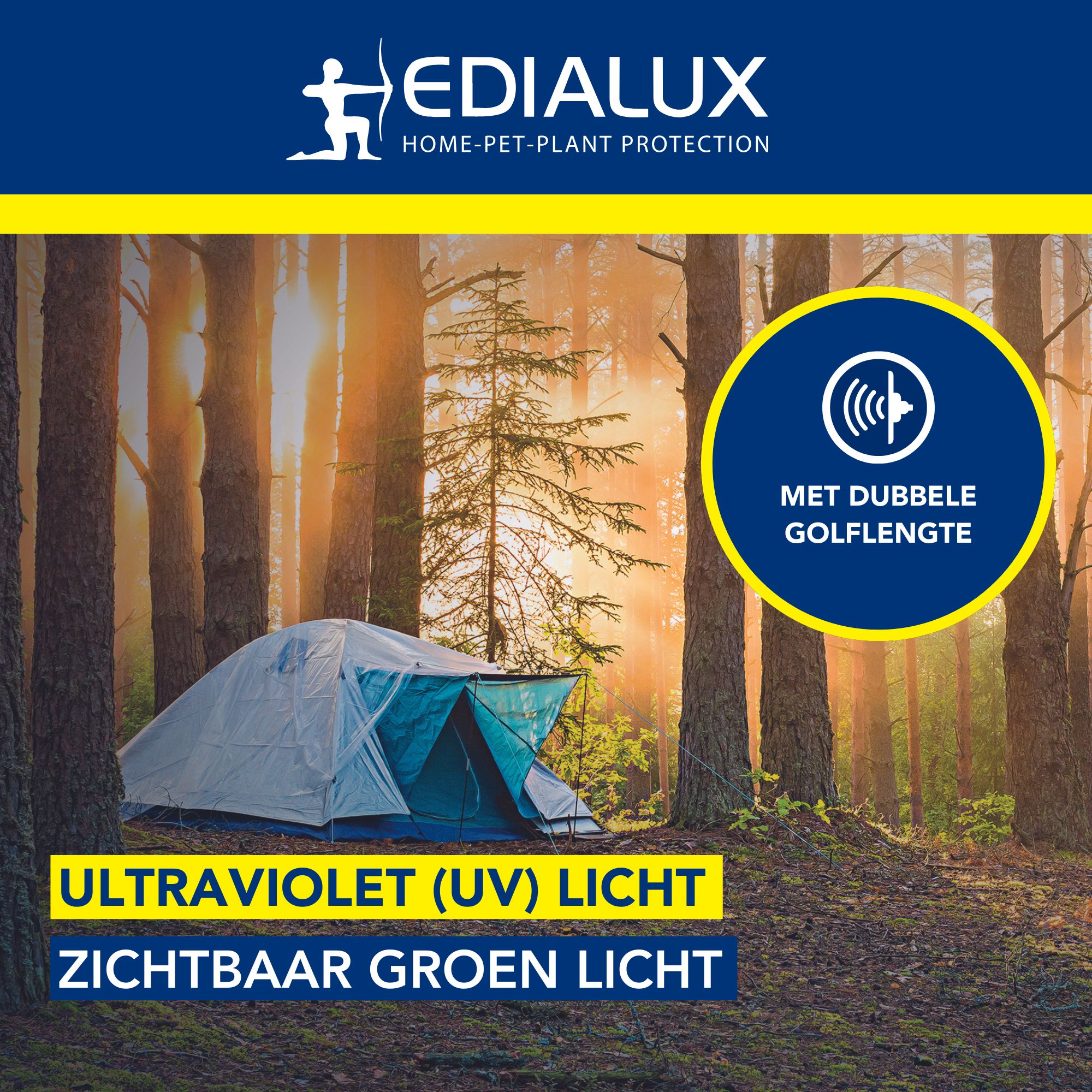 Edialux Mosquiway led muggen- en insectenlamp