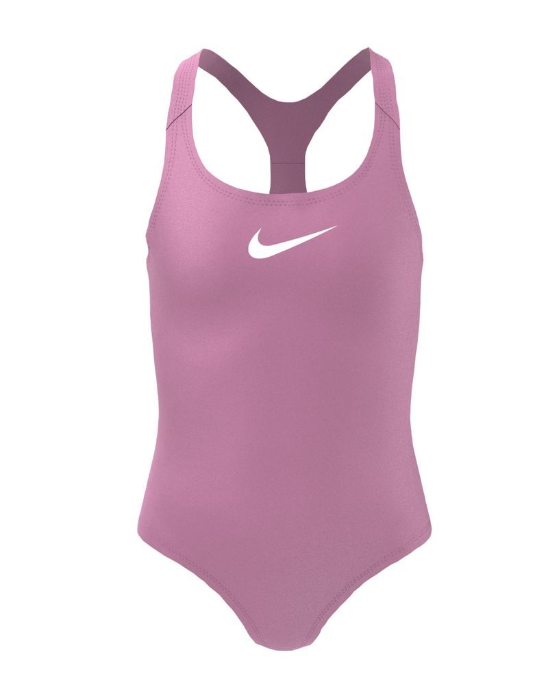 Maillot de bain 1 pièce Nike Racerback Rose pour femme