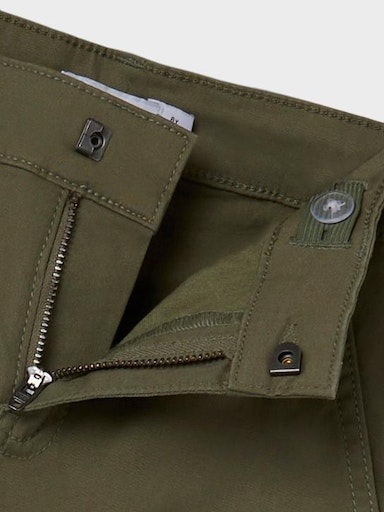 Name It Cargohose »NKFROSE für Mädchen mit Cargotaschen und Stretch«  unifarben, modisch, regular fit, Baumwollmischung, Web