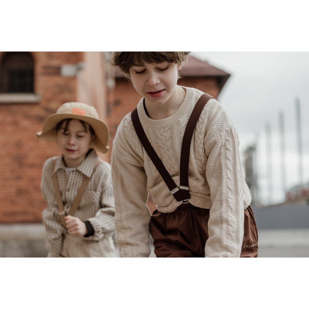 Køb Silly Silas Sand Brown Kids' Braces