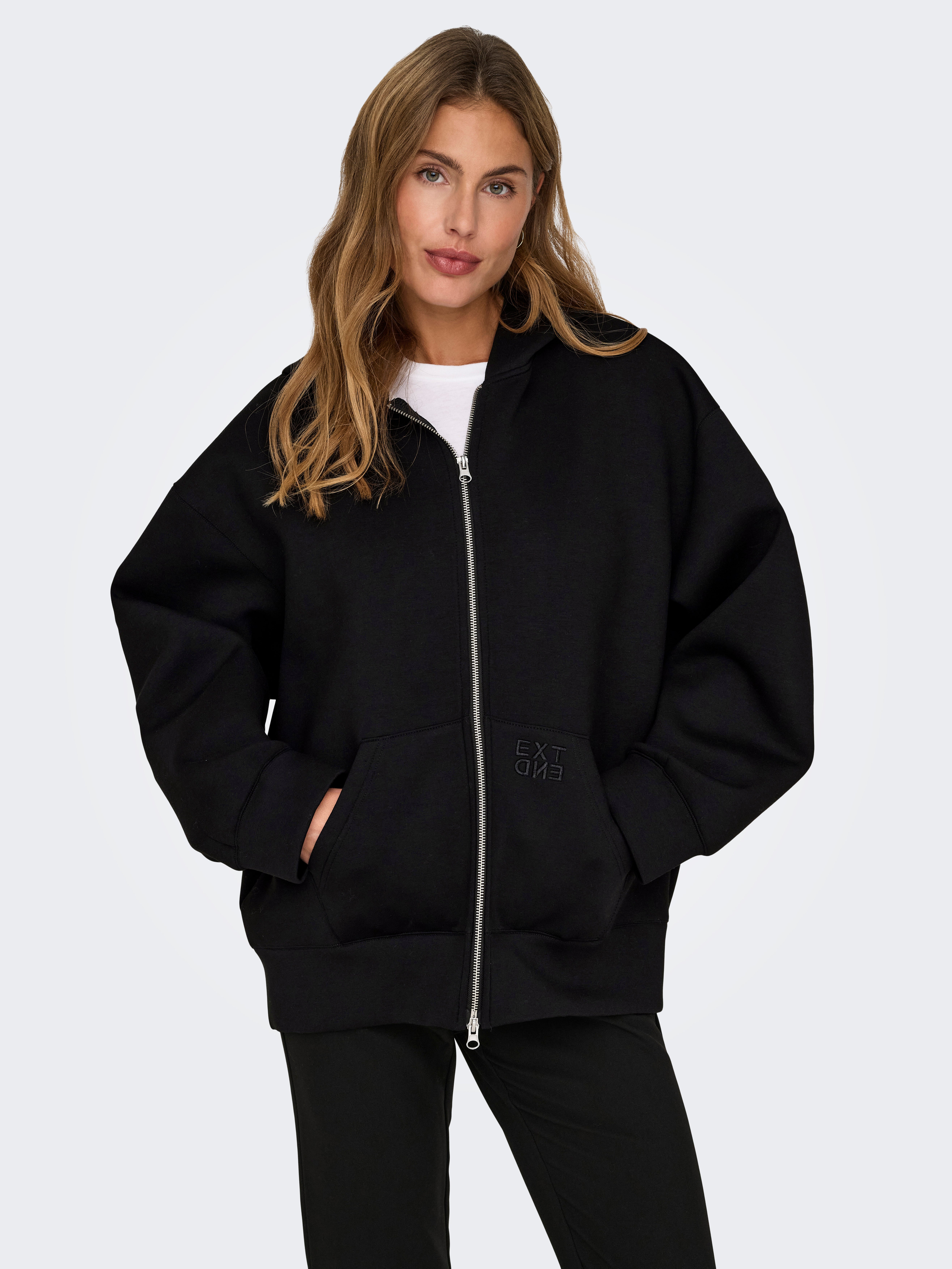 ONLTANVI Sweatshirt-Jacke Black