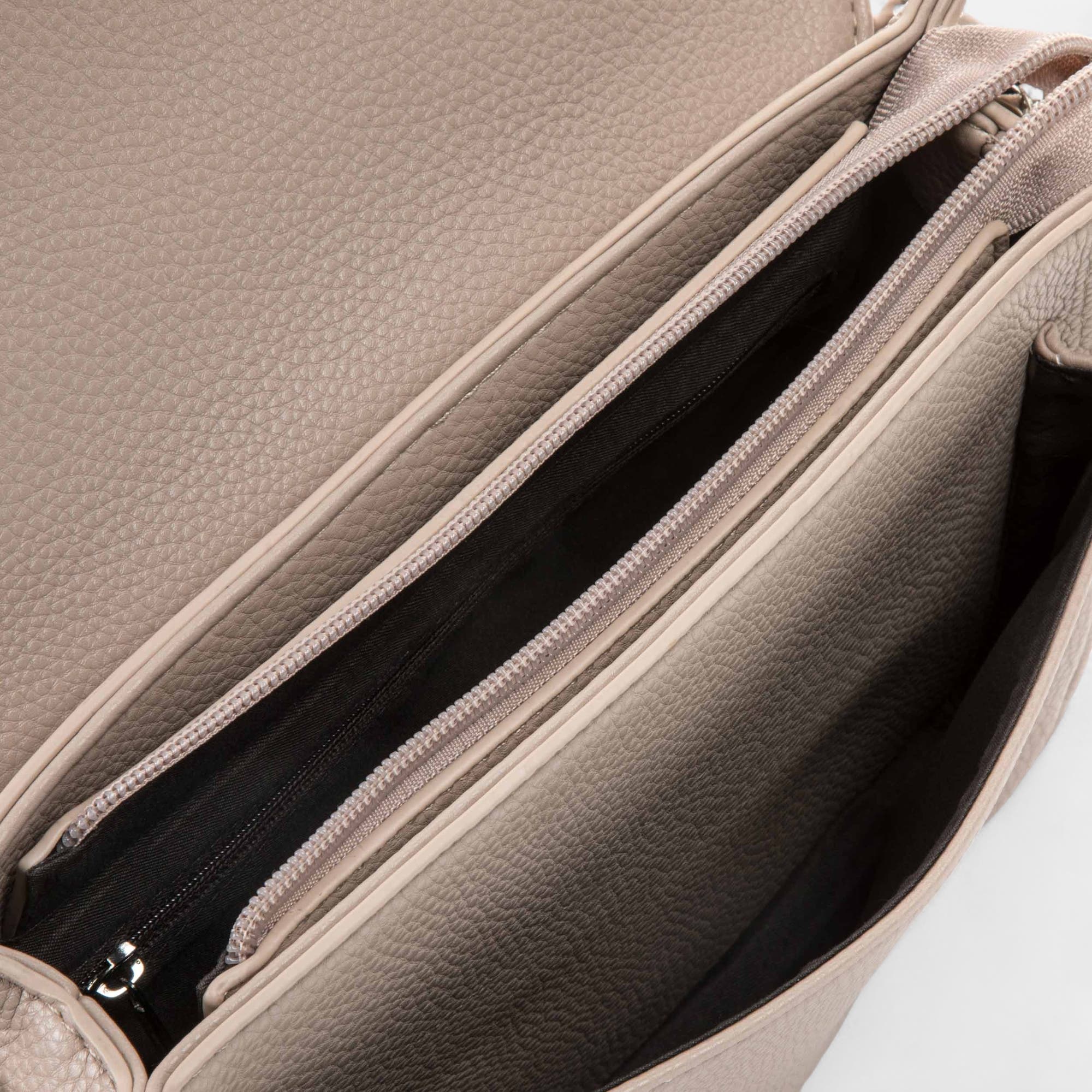 Sac bandoulière beige