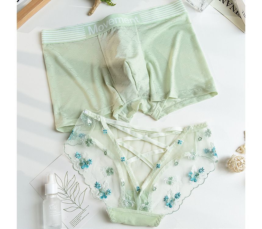 Pancherry - Koppelset: Boxershort + Panty