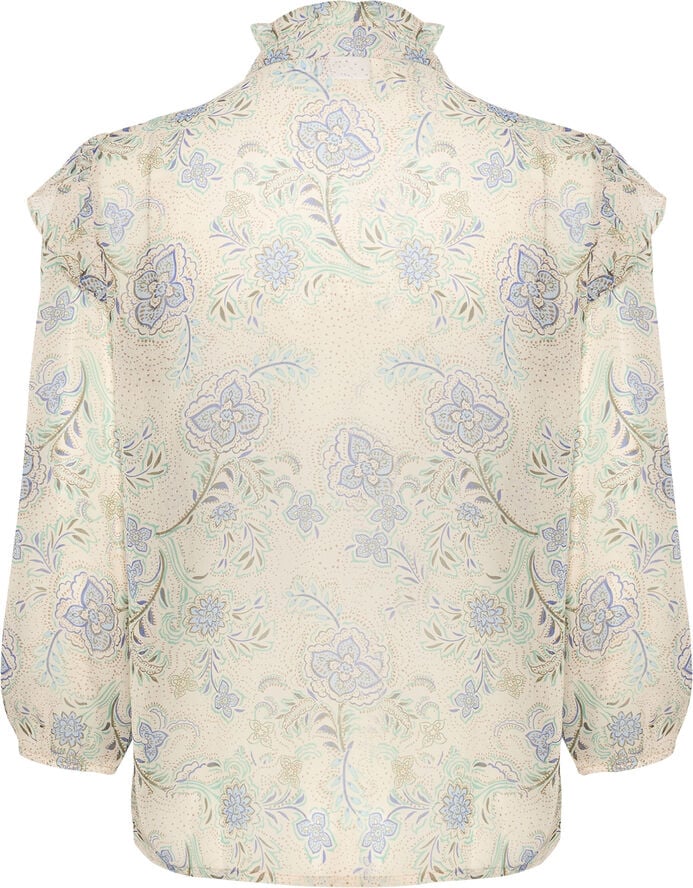 Saint Tropez DojaSZ Shirt Creme vintage paisley