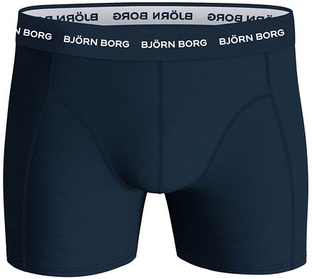 Bjorn Borg Boxers Cotton Stretch 3-Pack Zwart Blauw 10003684-MP003 kopen