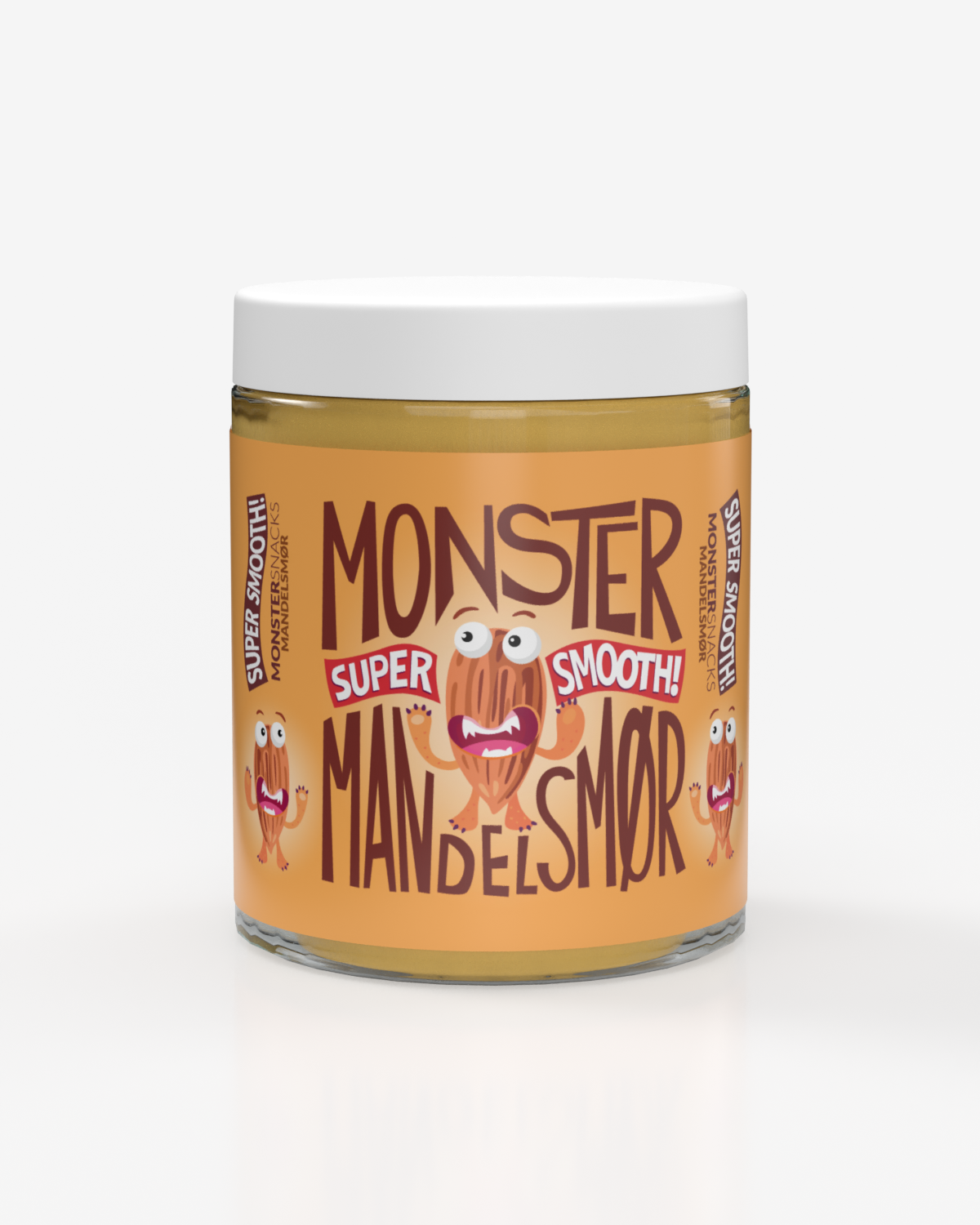Monster Smooth Mandelsmør 3x1kg - TREPAKNING!