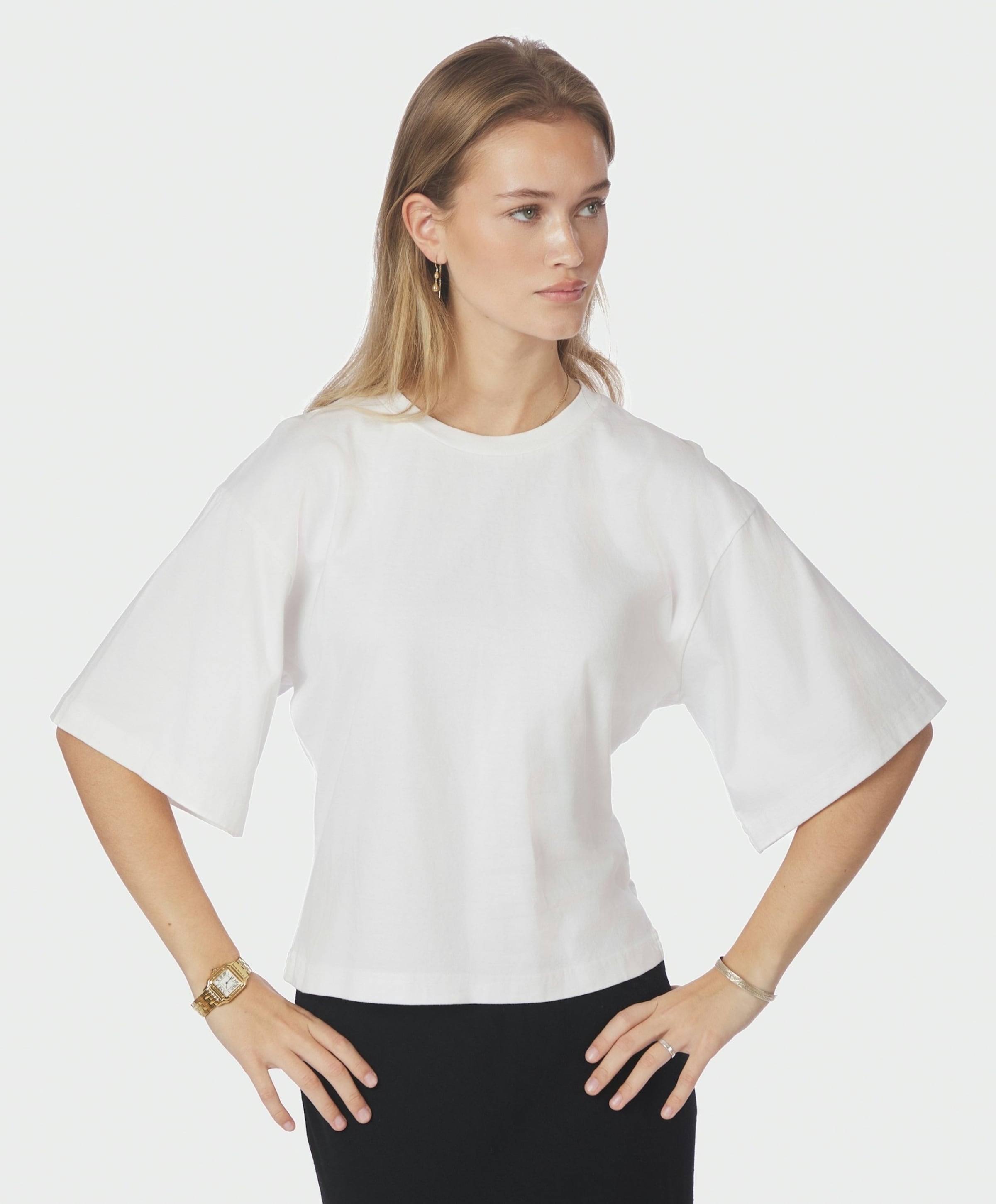 Neo Noir Dames T-shirt wit