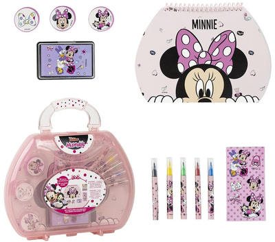 Disney Minni Mus Fargeleggingssett Stresskoffert