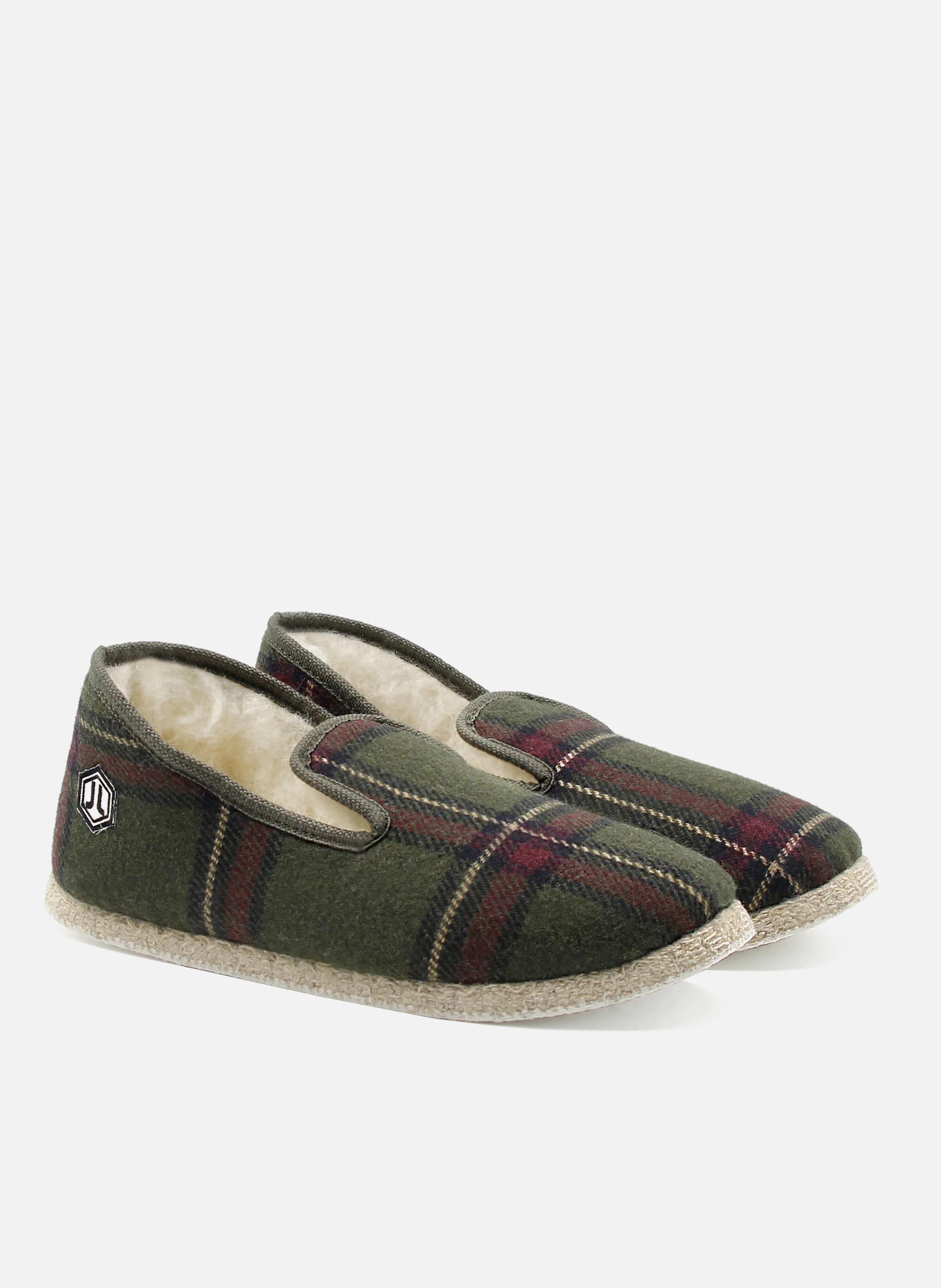 Charentaises tissu | Vert