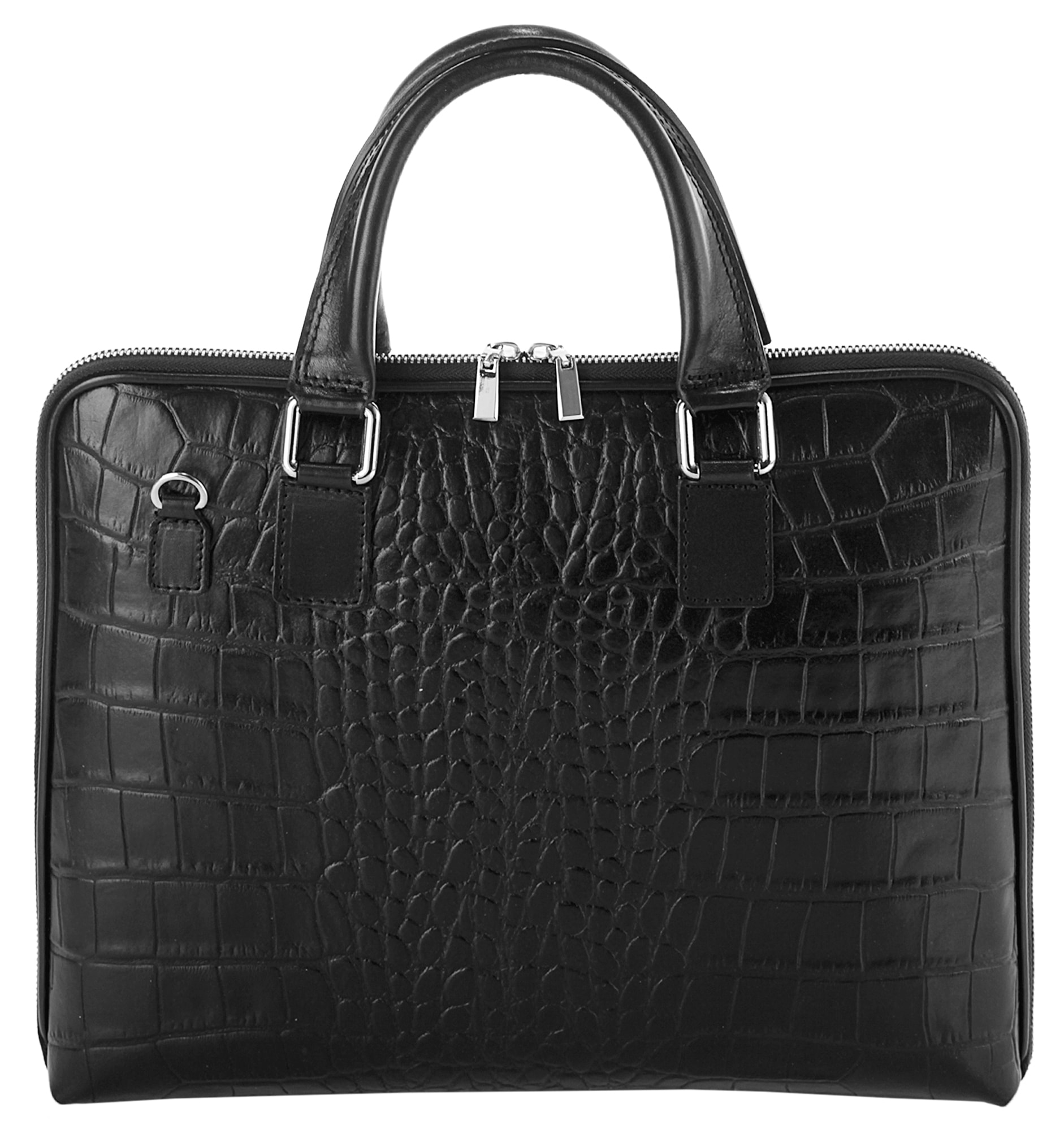 Cluty Aktentasche echt Leder, Made in Italy