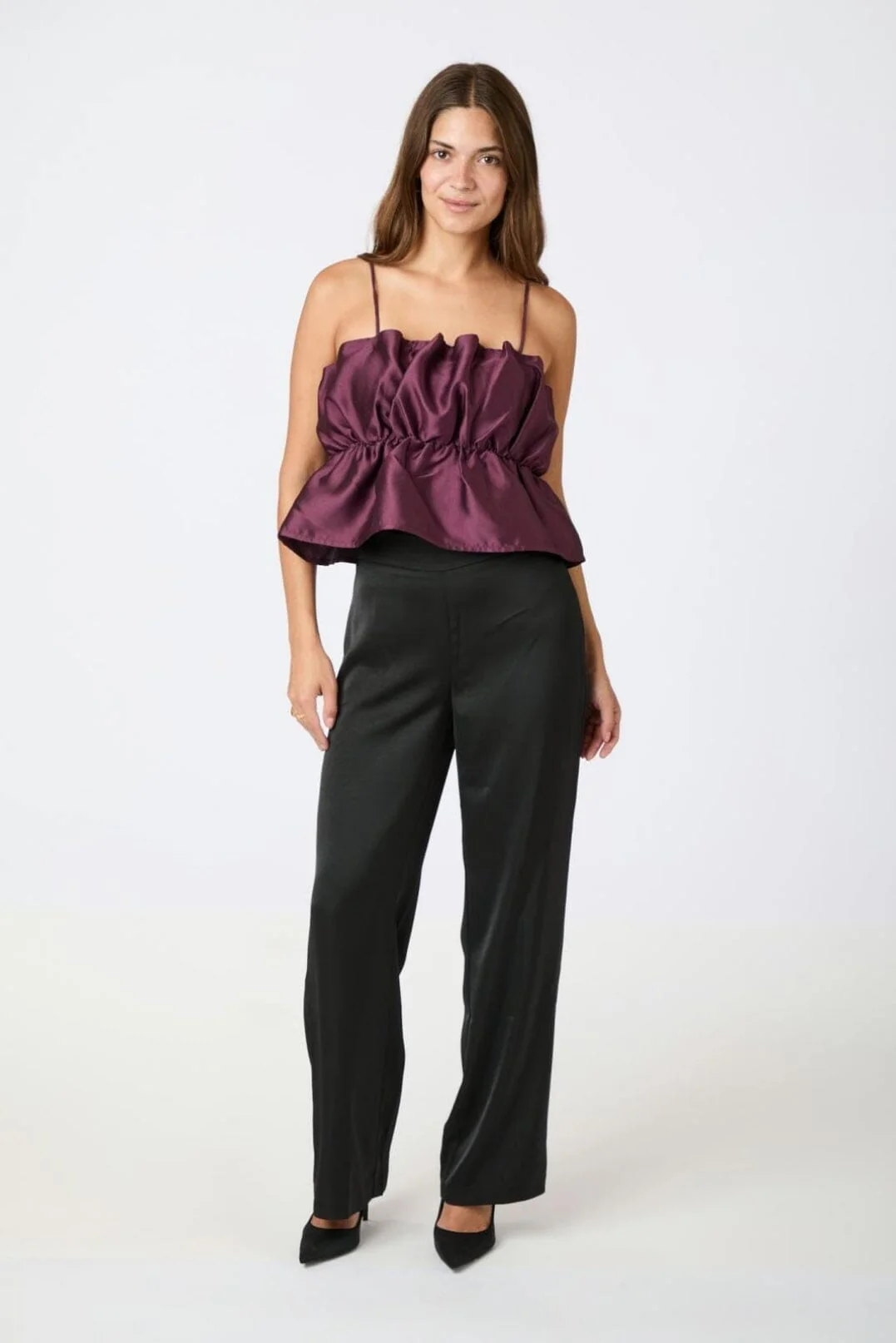 Neo Noir Tipton Dull Satin Top