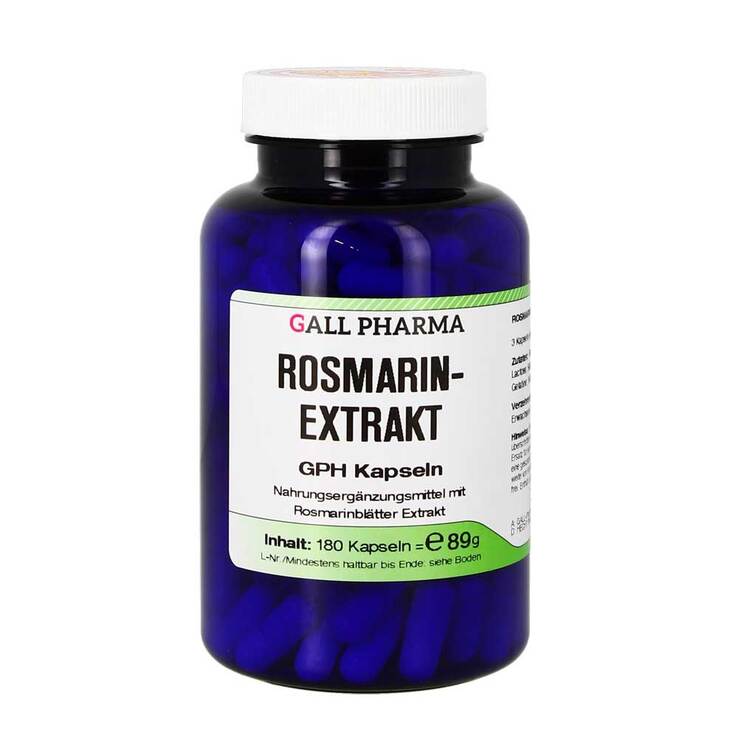 Rosmarinextrakt GPH Kapseln, 180 St