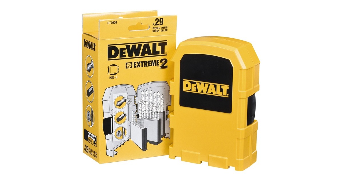 DEWALT29-delige EXTREME 2 metaalborenset boorset