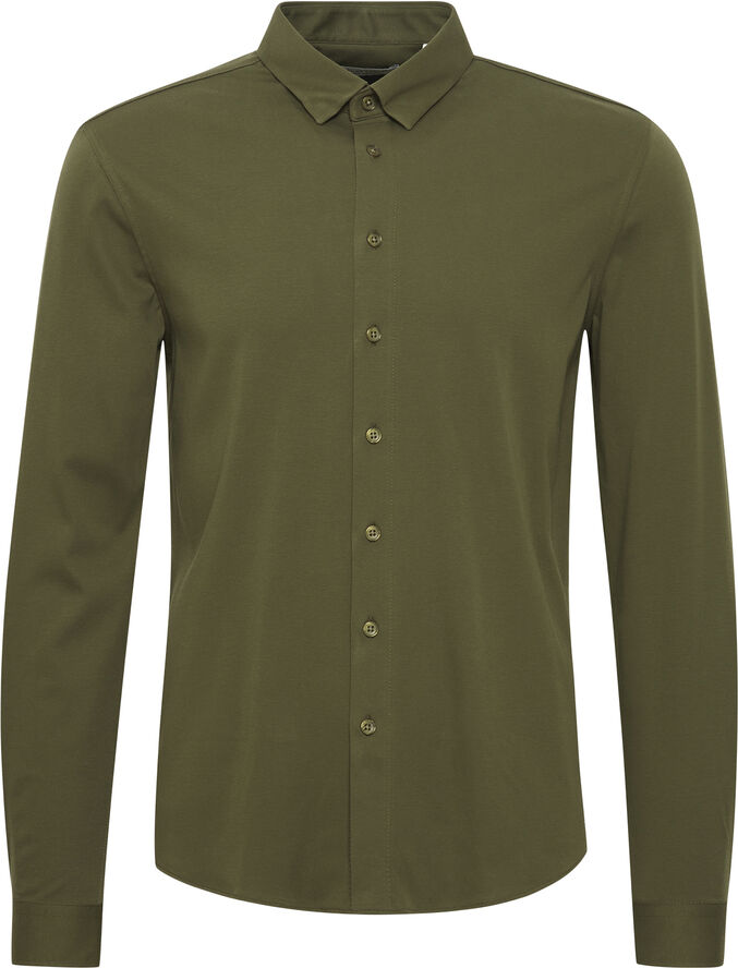 Casual Friday CFARTHUR LS BU jersey shirt Deep depths