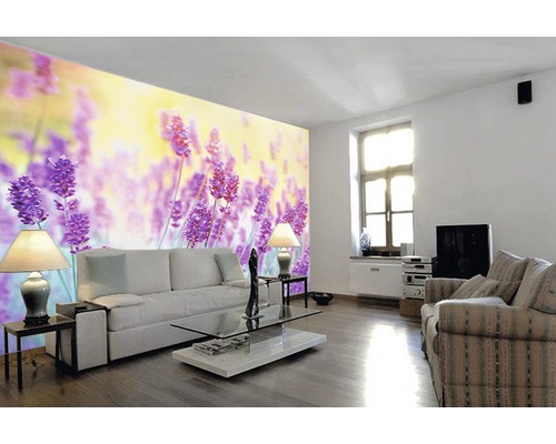 Vliesbehang 18062 Lavendelbloem 7-delige set 350 x 260 cm