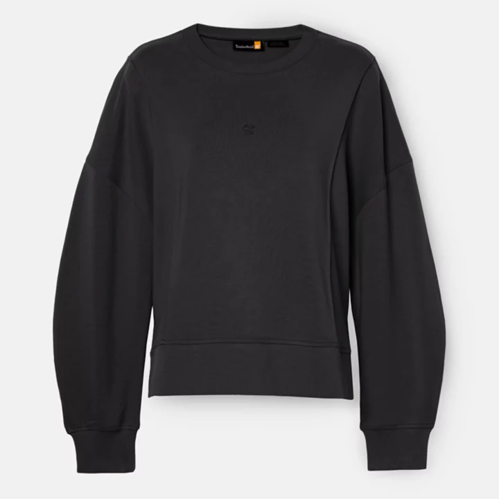 Sweat à col rond pour femme en noir