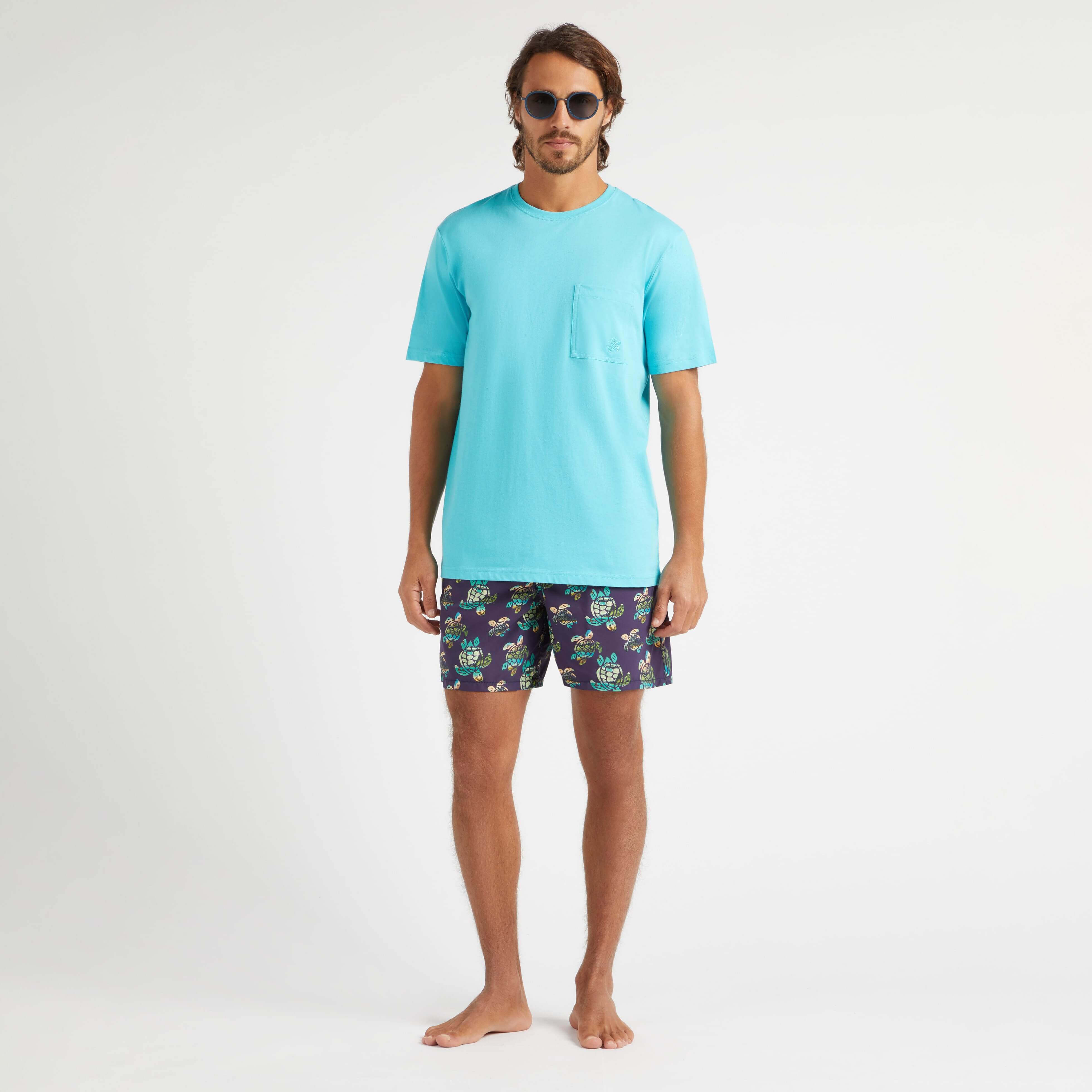 T-shirt en coton organique homme uni | Site Vilebrequin | TTNU0P00