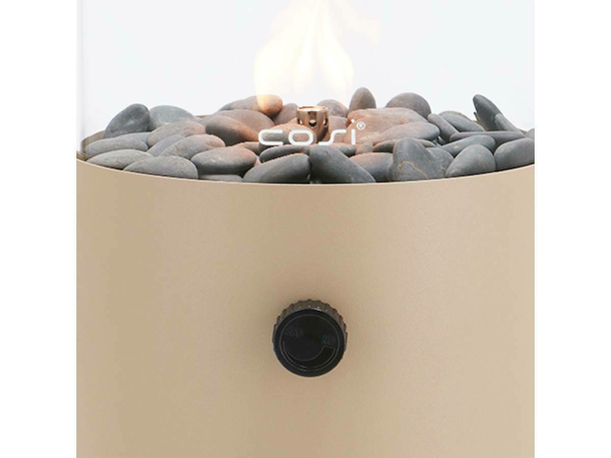 Cosi Fires Cosiscoop XL gaslantaarn - Sandy Beige
