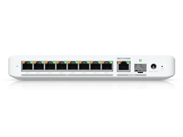 Ubiquiti UniFi Flex 2.5G PoE - Switch - Administreret - 8 x 2.5GBase-T   1 x 10Gb Ethernet   1 x 10Gb Ethernet SFP  - desktop, væg-monterbar, DIN monterbar på skinne - PoE   AC-Adapter Sold Separately