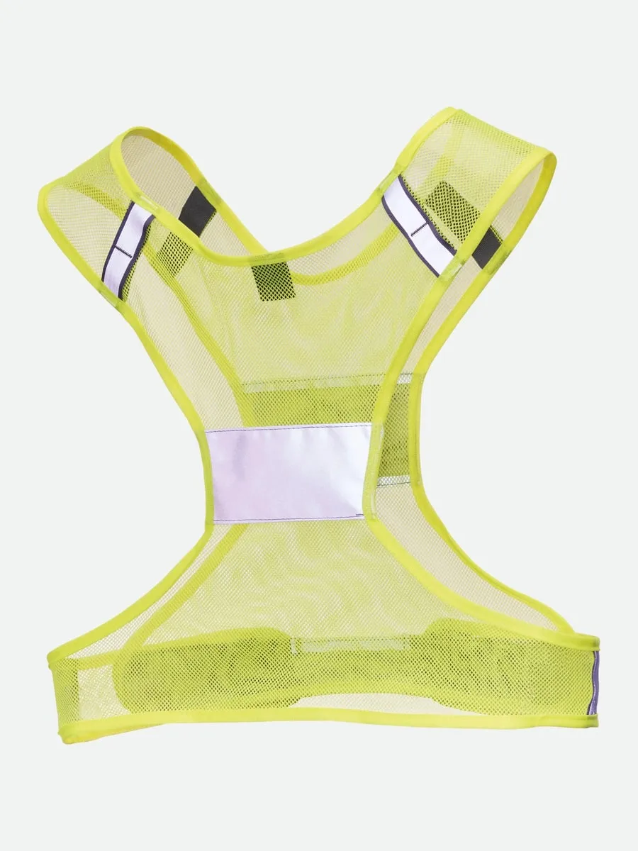 Nathan Streak Vest Neon Yellow
