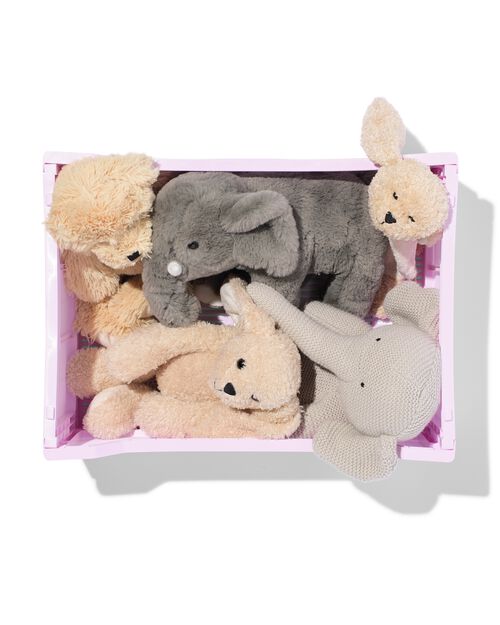 caisse pliable à lettres recyclée lilas