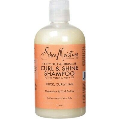 Shea Moisture Curl&Shine Shampoo Coconut and Hibiscus