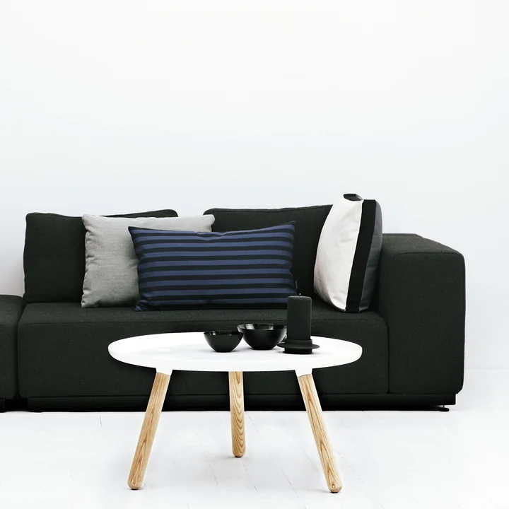 Normann Copenhagen - Tablo Ø 78 cm, weiss / natur