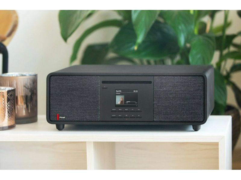 Pinell Micro-HiFi Anlage Supersound 701 Schwarz Kompaktes All-in-One‑HiFi‑System