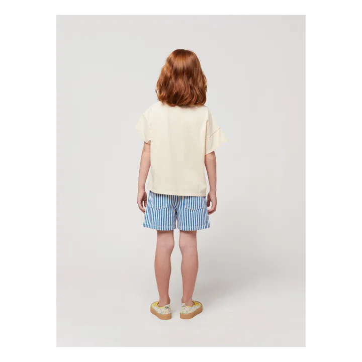 Bobo Choses Short Rayé Circle | Bleu marine
