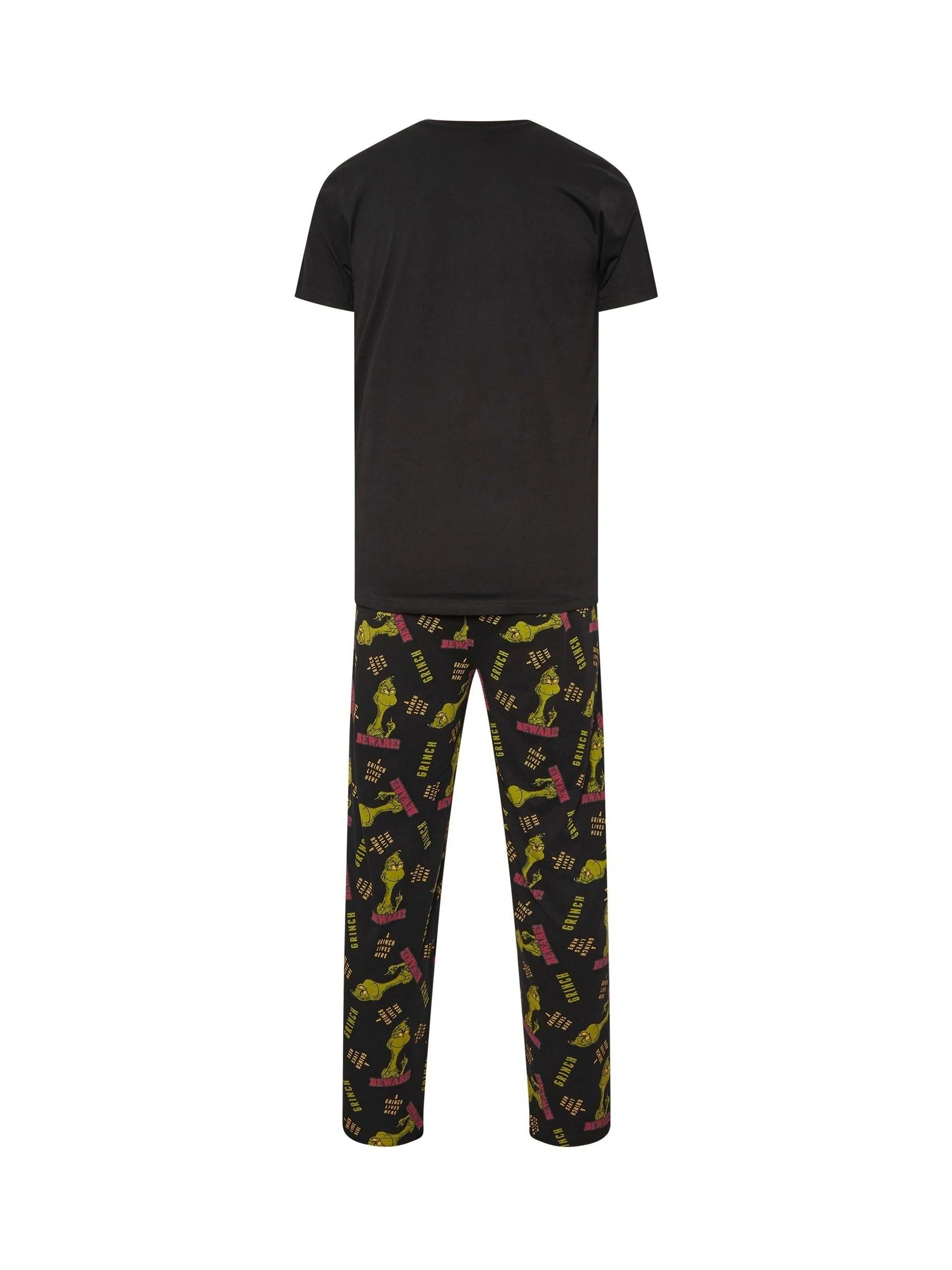 BadRhino Big & Tall Grinch jersey Pyjama's Set