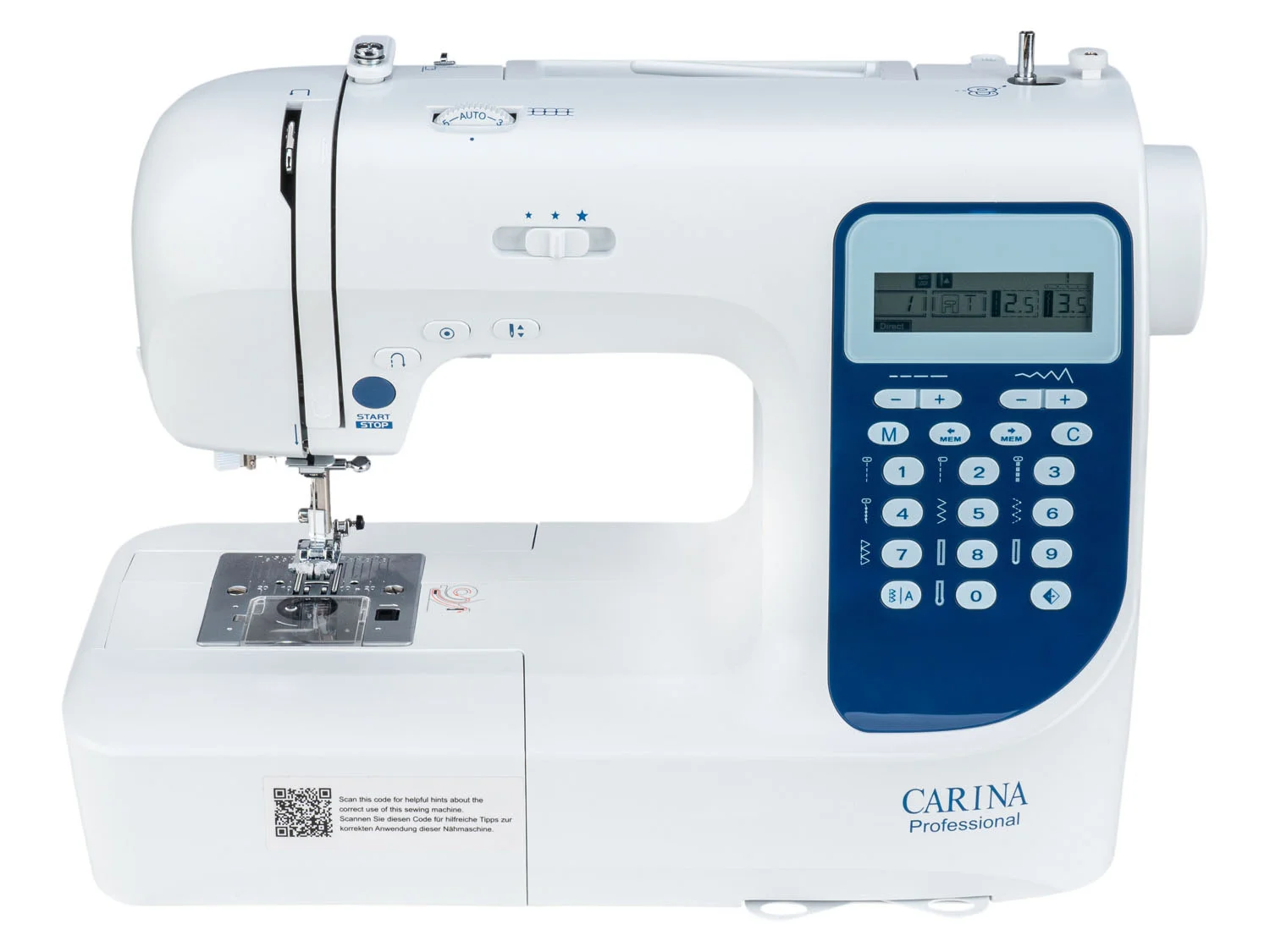 Carina Professional Computer-N&auml;hmaschine, Einf&auml;delhilfe